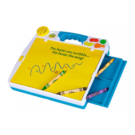 CRAYOLA MY FIRST WASHABLE COLOR ME A SONG QUICK START MANUAL Pdf ...