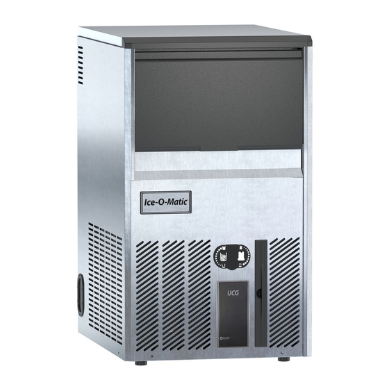 ICEOMATIC UCG GOURMET SERIES INSTALLATION AND SERVICE MANUAL Pdf