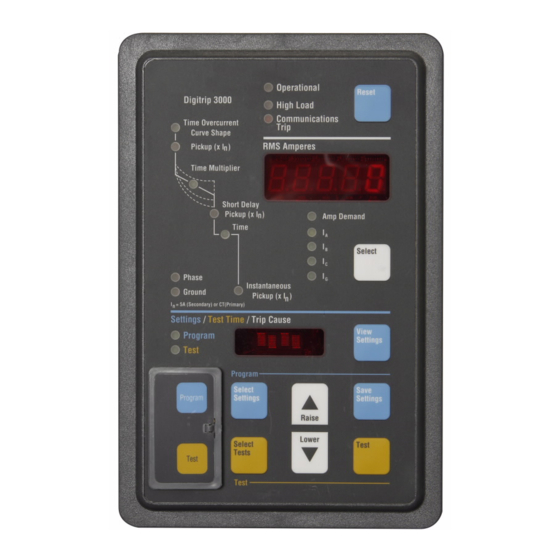 EATON CUTLERHAMMER DIGITRIP 3000 INSTRUCTIONS FOR INSTALLATION