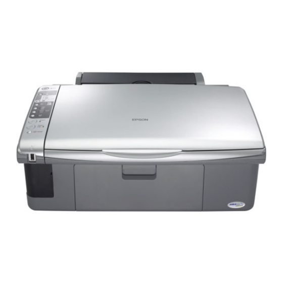 Epson Stylus CX4900 Series Manual