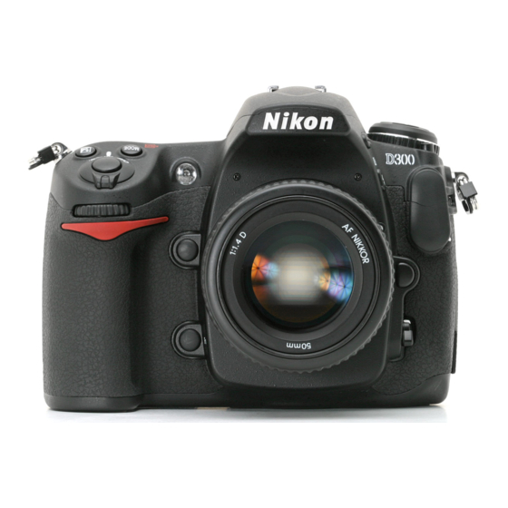 Nikon D300 Quick Start Manual