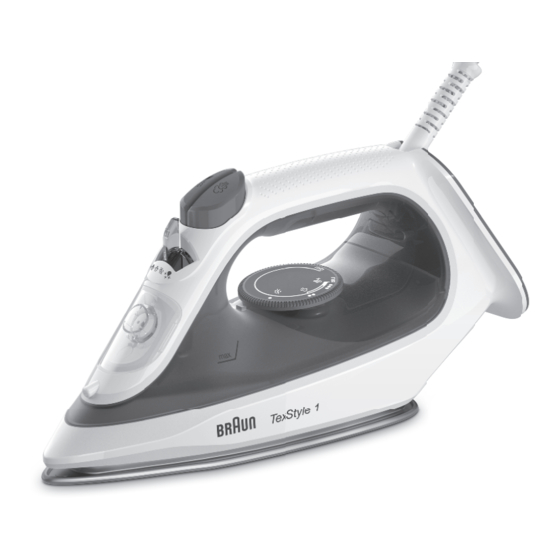 Braun TexStyle 1 TS 1 Manual
