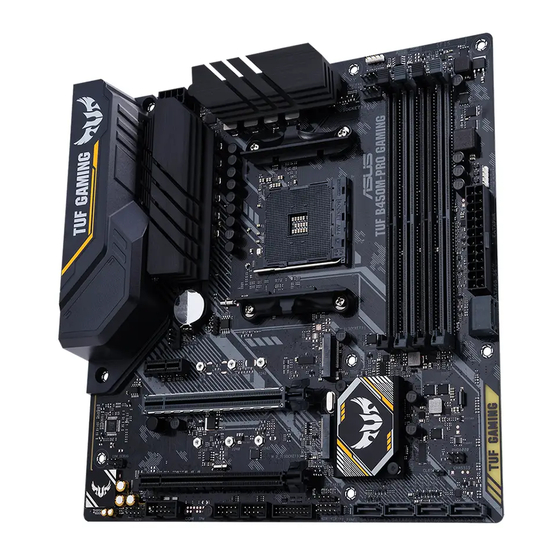 Asus TUF B450M-PRO GAMING Quick Start Manual