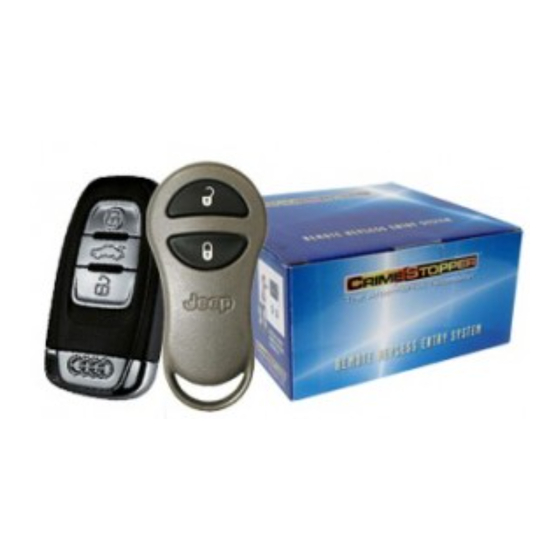 CrimeStopper CS-883 OEM Installation And Operating Instructions Manual