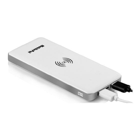 MobilePal 8000mAh Qi Wireless Power Bank User Manual
