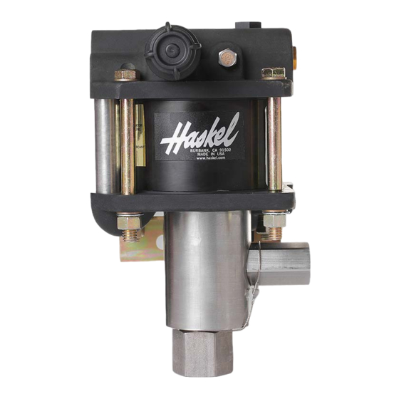 Haskel 4B Series Manuals