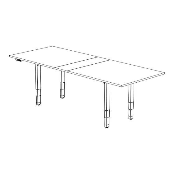 Uplift Desk V2 Height Adjustable Bamboo Conference Table Assembly Instructions Manual