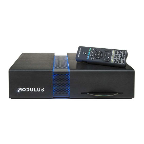 Modulus M1 Setup And Installation Manual