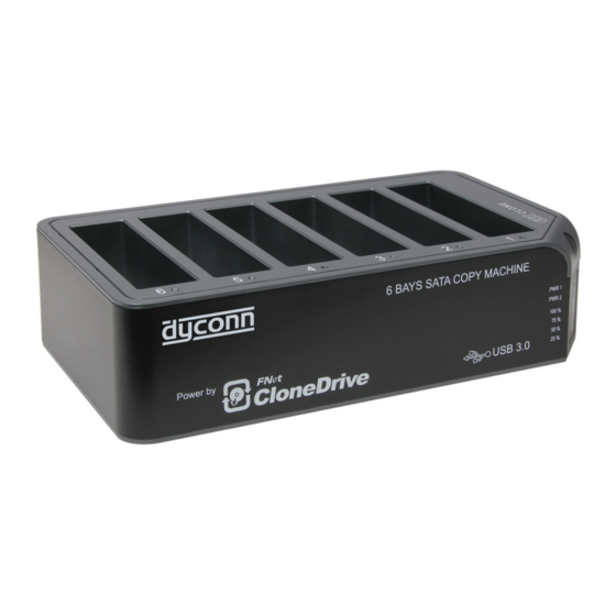 Dyconn Dubbler Dock Pro+ 6-Bay User Manual