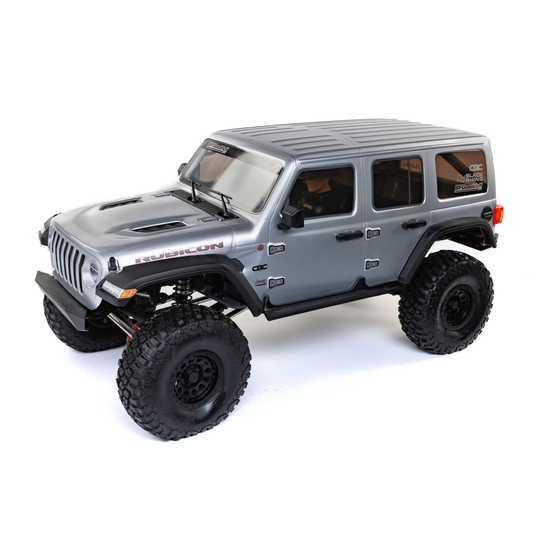 HORIZON HOBBY SCX6 JEEP INSTRUCTION MANUAL Pdf Download ManualsLib