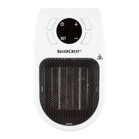 Setting The Temperature - Silvercrest SSH 600 A1 Operating Instructions  Manual [Page 89] | ManualsLib