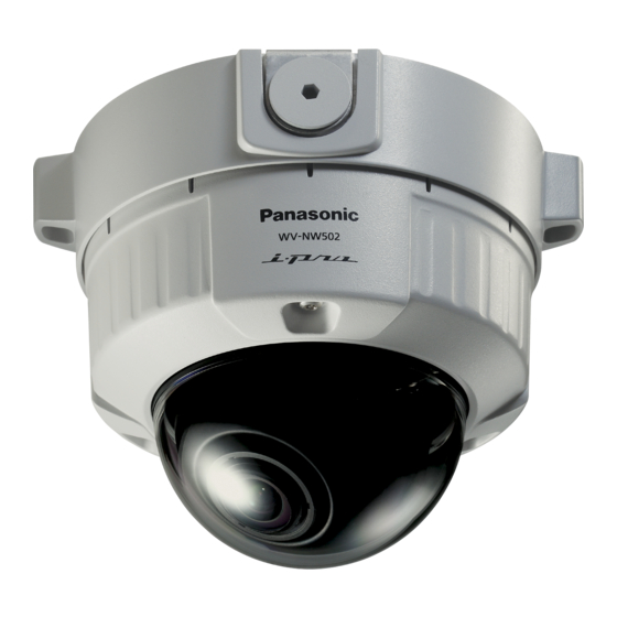 Panasonic WV-NW502S Specifications