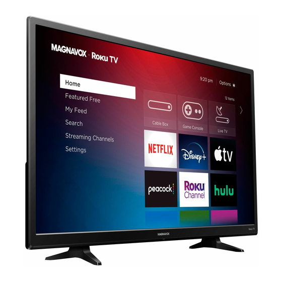 MAGNAVOX ROKU TV 32MV319R QUICK START MANUAL Pdf Download ManualsLib