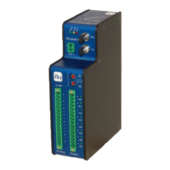 IBA PADU8M MANUAL Pdf Download ManualsLib