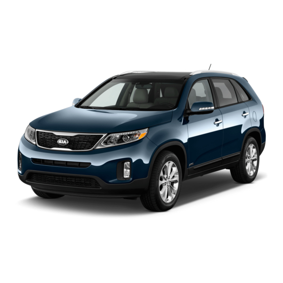 Kia SORENTO 2014 Features & Functions Manual