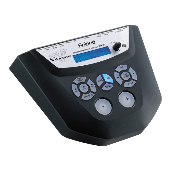 ROLAND V-DRUMS TD-6V SERVICE NOTES Pdf Download | ManualsLib