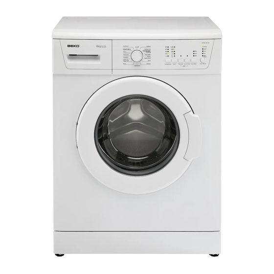 Beko WMD 261 W Installation & Operating Instructions And Washing Guidance