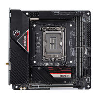 ASROCK Z590 Phantom Gaming-ITX/TB4 Manual