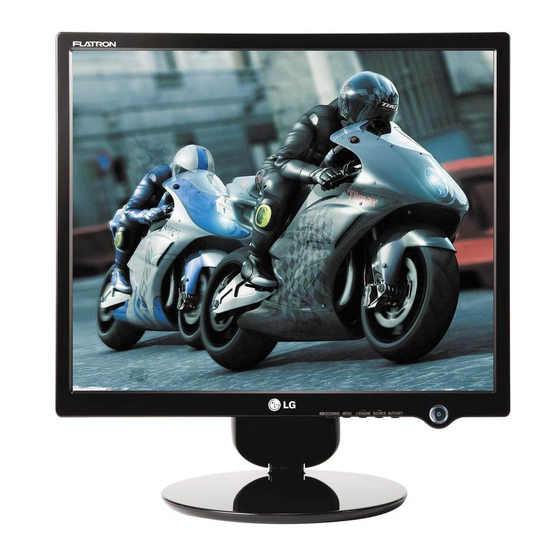 LG L1972HS LCD monitor Manuals