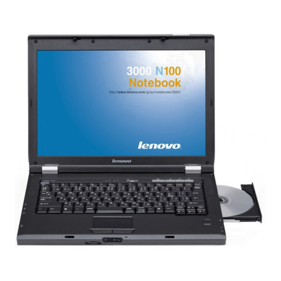 Lenovo 3000 N100 0689 Supplementary Manual