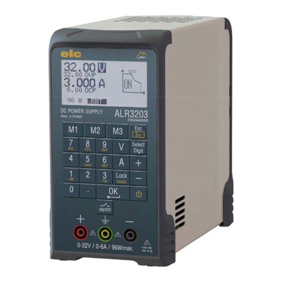 ELC ALR3203 User Manual