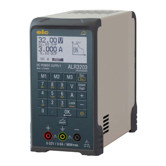 ELC ALR3203 Quick Start Manual