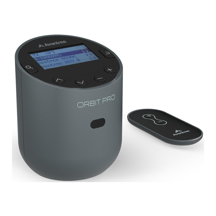 Avantree Orbit Pro BTTC-580-P - Receivers Manual
