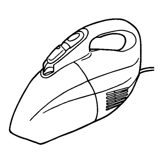 Dirt Devil Hand Vac Owner's Manual