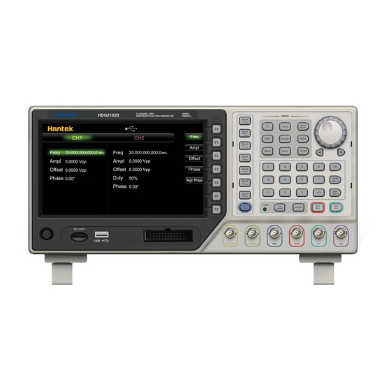 Hantek HDG 2000 Series User Manual