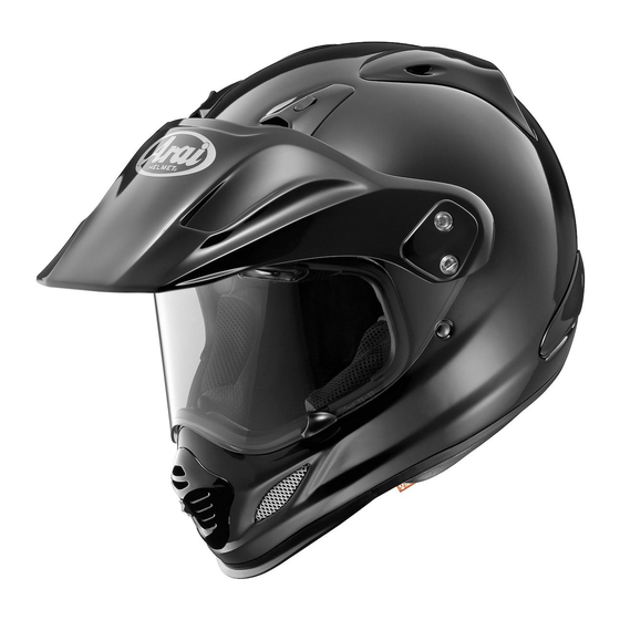 Arai TX-4 Instructions For Use Manual