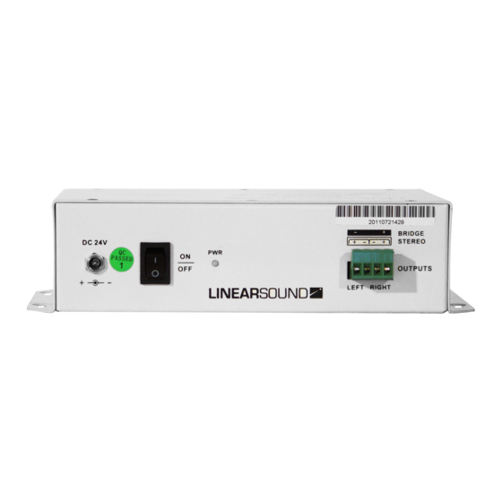 LINEAR SOUND LTS.A220 Operation Manual