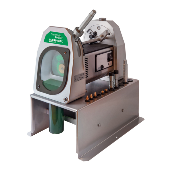Migatronic GREEN POINTER PRO CUT Machine Manuals