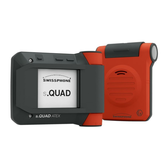 SwissPhone s.QUAD ATEX Quick Start Manual