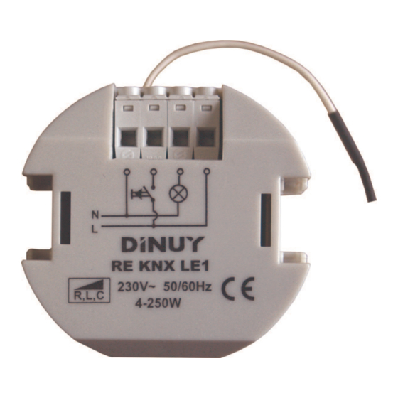 DINUY RE KNX LE1 Manual