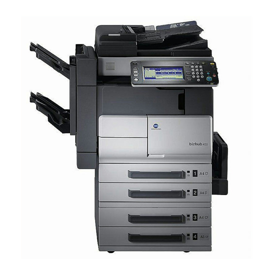 KONICA MINOLTA BIZHUB 360 USER MANUAL Pdf Download | ManualsLib