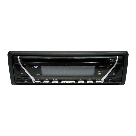 JVC KD-G417 Service Manual