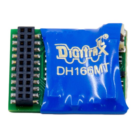 DIGITRAX DH166MT MANUAL Pdf Download ManualsLib