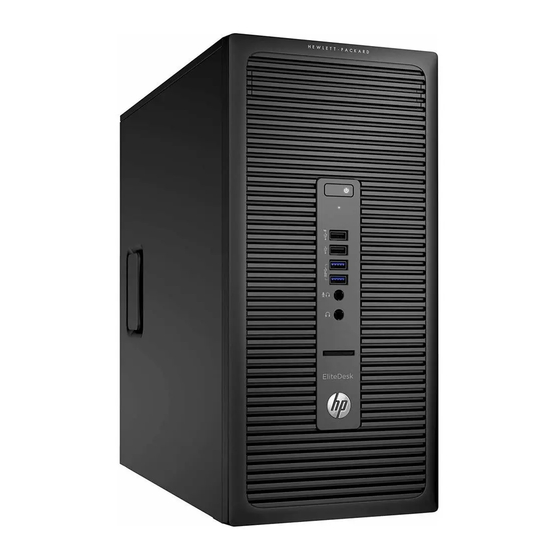 HP ELITEDESK 700 G1 MICROTOWER HARDWARE REFERENCE MANUAL Pdf Download ...