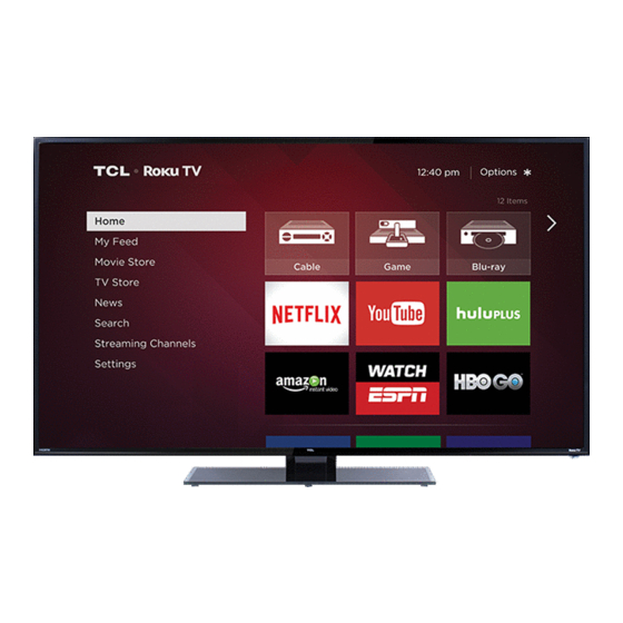 TCL ROKU TV 3253700 USER MANUAL Pdf Download | ManualsLib