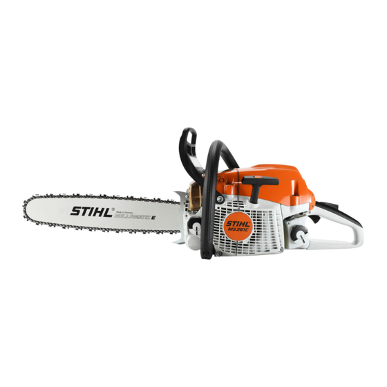 STIHL MS 261 C-MQ INSTRUCTION MANUAL Pdf Download | ManualsLib