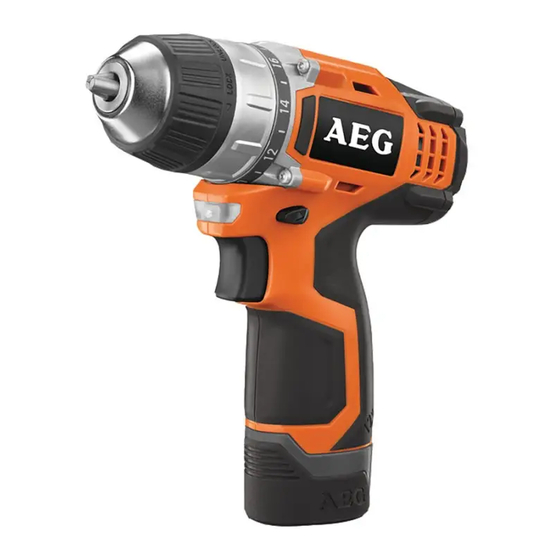 AEG BS12 C Original Instructions Manual