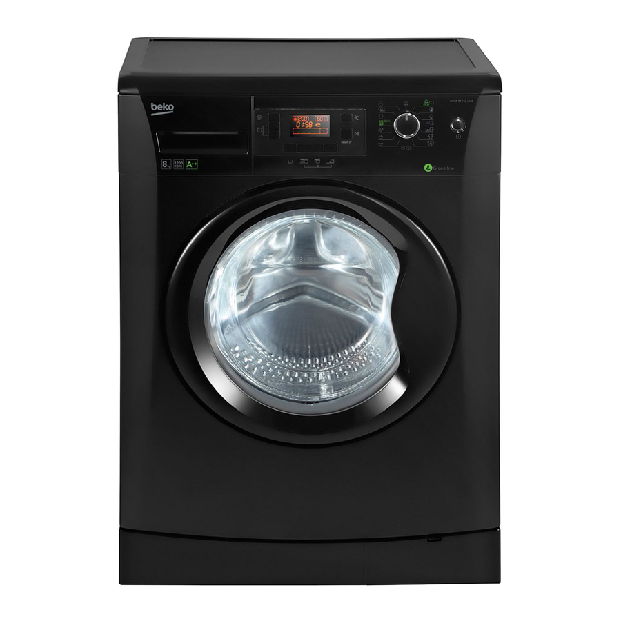 Beko WMB 71442 - Machine à laver - indépendant - largeur : 59.5 cm -  profondeur : 54 cm - hauteur : 85 cm - chargement frontal - 55 litres - 7  kg - 1400 tours/min - blanc