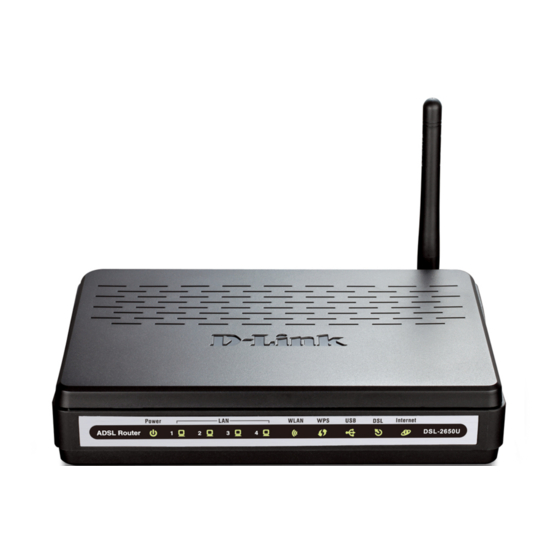 D-Link DSL-2650U User Manual