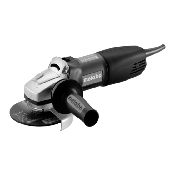 METABO WQ 1000 ORIGINAL INSTRUCTION Pdf Download ManualsLib