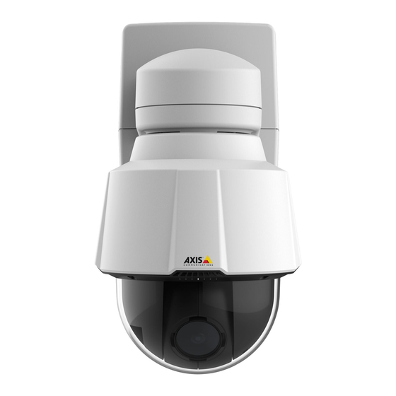AXIS P5624 E MK II USER MANUAL Pdf Download ManualsLib