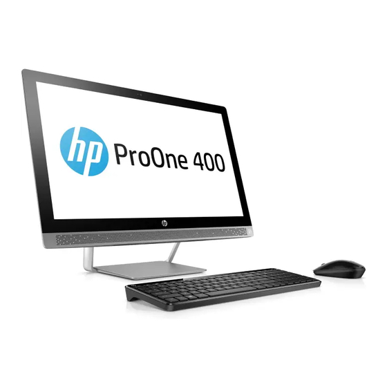 HP ProOne 490 G3 Maintenance And Service Manual