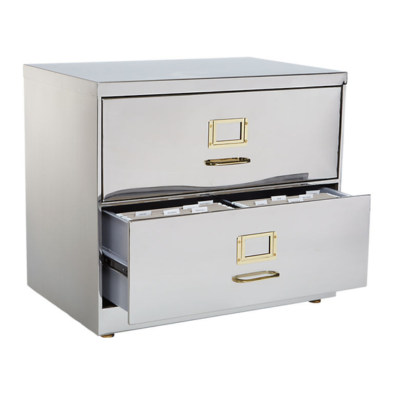 CB2 STAINLESS STEEL FILE ASSEMBLY INSTRUCTIONS MANUAL Pdf