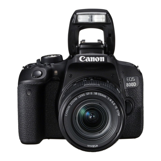 Canon EOS REBEL T7i Instruction Manual