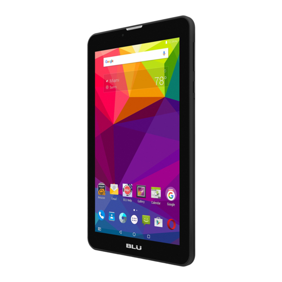 BLU TOUCHBOOK M7 QUICK MANUAL Pdf Download | ManualsLib