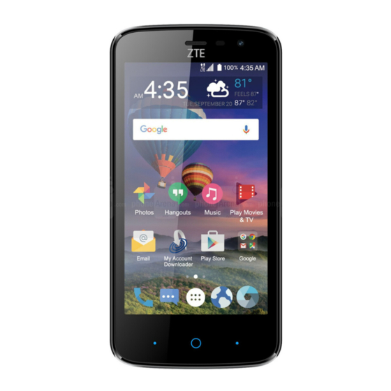 ZTE Z799VL USER MANUAL Pdf Download | ManualsLib